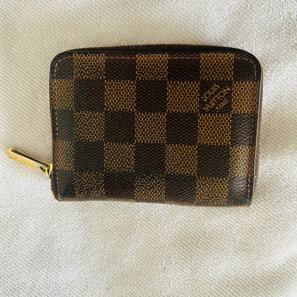 Louis Vuitton Damier Ebene Zippy Compact Wallet